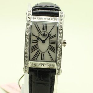 NEVER WORN Elegant Juicy Couture Black Leather Watch